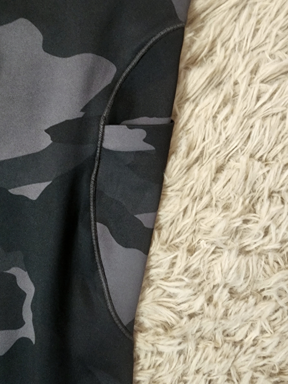 BETTER BODIES Dark Gray Camo High-Waisted Leggings - Picture 14 of 16